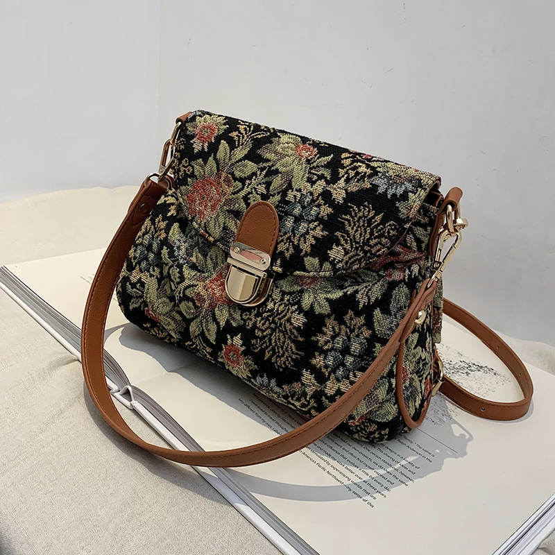 

с доставкой Small PU Leather Crossbody Bags for Women 2020 Flower Designer Shoulder Handbags Winter Branded Women's Hand Bag